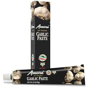 アモーレ ペーストガーリック、3.2オンスチューブ（6個パック） Amore Paste Garlic, 3.2-Ounce Tubes (Pack of 6)