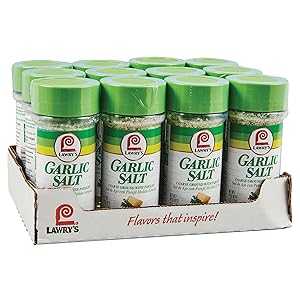 Lawry's Coarse Ground with Parsley Garlic Salt, 6 oz (Pack of 12)|Glomarket