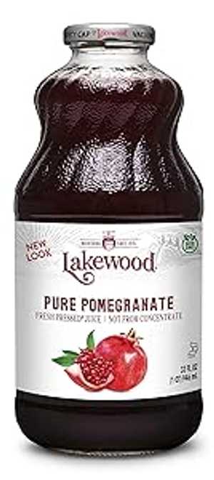 レイクウッド ピュア ザクロ ジュース、32 液量オンス (6 個パック) Lakewood PURE Pomegranate Juice, 32 Fl Oz (Pack of 6)