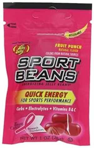 Jelly Belly Sport Beans、フルーツポンチエネルギージェリービーンズ、1オンスバッグ（24個パック） Jelly Belly Sport Beans, Fruit Punch Energizing Jelly Beans, 1-Ounce Bags (Pack of 24)