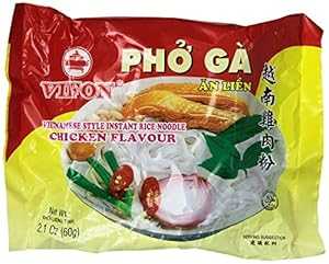 インスタントライスヌードルチキン味またはフォーガ 24袋 VIFON 24 BAGS INSTANT RICE NOODLE CHICKEN FLAVOUR or PHO GA