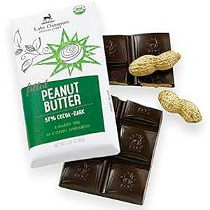 レイクシャンプレーンチョコレート 10 パック入りバー、ダークチョコレートピーナッツバター、3.25 オンス Lake Champlain Chocolates 10 Pack Filled Bar, Dark Chocolate Peanut Butter, 3.25 Ounce