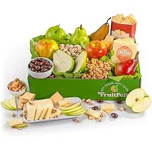 A Gift Inside Perfect Pairings Deluxe Fruit, Cheese and Gourmet Box｜Glomarket