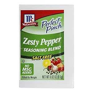 マコーミック パーフェクトピンチ 500 ピース ピリッとしたペッパー 無塩調味料ブレンド、10 オンス McCormick Perfect Pinch 500 Piece Zesty Pepper Salt-Free Seasoning Blend, 10 Ounce