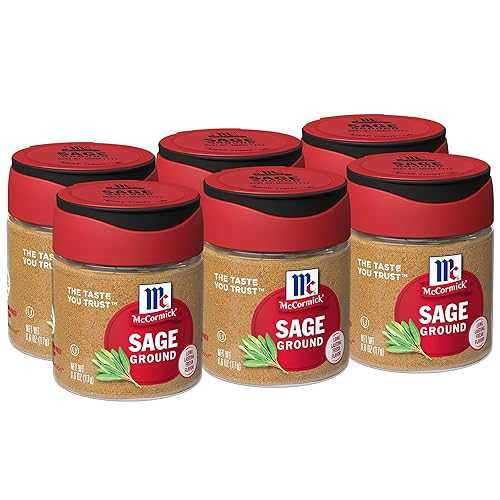 McCormick Ground Sage, 0.6 薬局衡オンス (Pack of 6)
