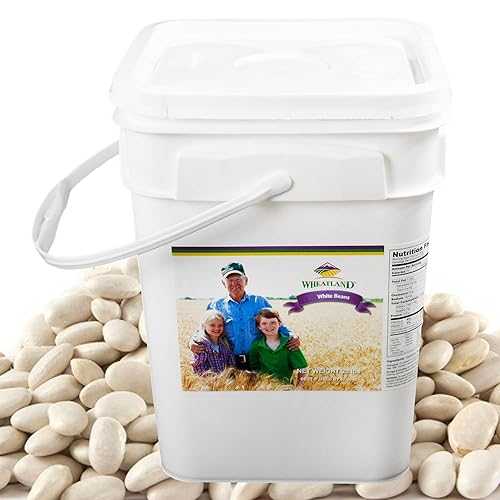 Wheatland White Beans ? Premium Packaging ? Mylar, Oxygen Absorber \u0026 Bucket Provide 25 Year Shelf Life ? Lab-tested ISO 17025 Verified Chemical-Free ? Never Irradiated, No Desiccants and Non GMO ? High Trust Selle