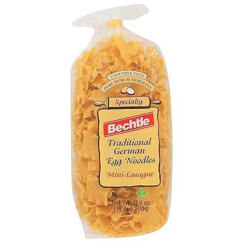 Bechtle Noodle Lasagna Mini Pasta, 17.6 Oz (Pack of 12)