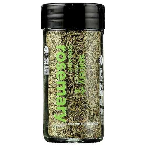 Spicely Organics, Organic Rosemary Whole, USDA Organic, 0.5 Oz (Pack of 3)