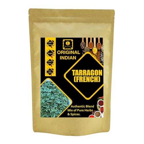 EDZZEL Unique Premium Indian Organic Tarragon (French) Plant Based, Vegan, Gluten Free-100 GRAM (Pack Of 1)