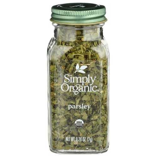 Generic Simply Organic Seasoning Parsley Organic Bottle 0.26 薬局衡オンス (Pack of 6)