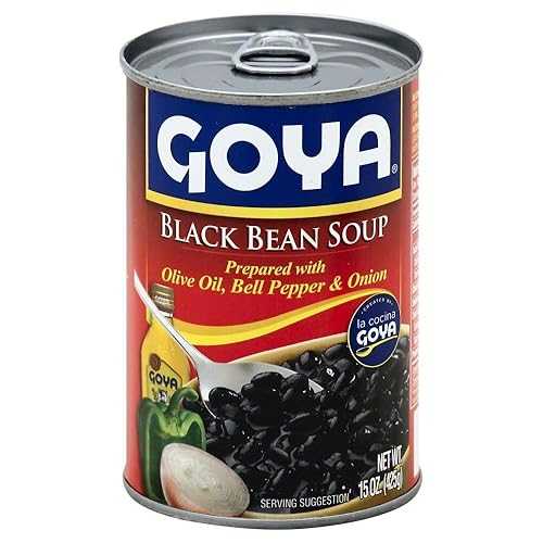 ゴーヤ黒豆スープ、15オンスユニット(12個パック) Goya Black Bean Soup, 15-Ounce Unit (Pack of 12)|Glomarket