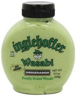 Inglehoffer わさびホースラディッシュ、9.5 オンス絞りボトル (6 個パック) Inglehoffer Wasabi Horseradish, 9.5-Ounce Squeezable Bottles (Pack of 6)