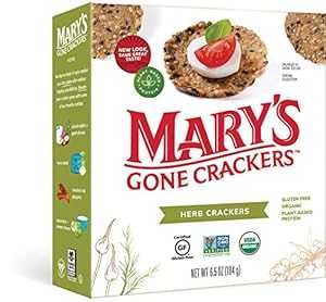 Mary's Gone クラッカー、ハーブ、6.5 オンス Mary's Gone Crackers, Herb, 6.5 Ounce