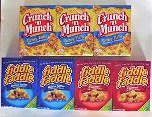 Fiddle Faddle Crunch 'n Munch バンドル - 合計 7 ボックス Conagra Foods Inc Fiddle Faddle Crunch 'n Munch Bundle - total 7 boxes