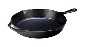 Lodge 味付け済み鋳鉄スキレット - 12 インチ人間工学に基づいたフライパン、アシストハンドル付き Lodge Seasoned Cast Iron Skillet - 12 Inch Ergonomic Frying Pan with Assist Handle|Glomarket