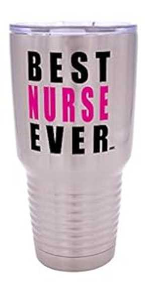 Rogue River Tactical Funny Best Nurse Ever 30薬局衡オンス Large Travel Tumbler Mug Cup w/Lid Vacuum Insulated Nurse Doctor Pharmacist Gift