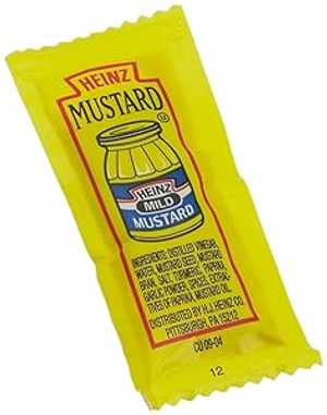 その他 Heinz Mustard, 0.2-Ounce Single Serve Packages (Pack of 500)