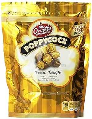 Orville Redenbacher's Poppycock Pecan Delight with Glazed Pecans & Pecan Pralines、7 オンス ホイルバッグ (3 パック) Orville Redenbacher's Poppycock Pecan Delight with Glazed Pecans & Pecan Pralines, 7 Oz. Foil Bag (3