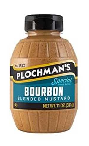 その他 Plochman's Bourbon Mustard, 11 Ounce (Pack of 6)