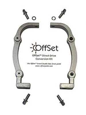 OffSetブランドのバスドラムペダルに適合するダイレクトドライブ変換キット Direct Drive Conversion Kit fits OffSet Brand bass drum Pedal
