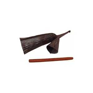 中型ガンコギ (アフリカのアゴゴ鐘)、ガーナ産 Medium Gankogui (African Agogo Bells), from Ghana