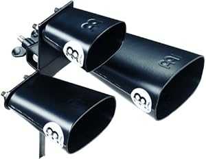 Meinl Percussion SLTRI-BK ブラックパウダーコートスチールトリプルベル Meinl Percussion SLTRI-BK Black Powder Coated Steel Triple Bell｜Glomarket