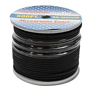 Seismic Audio Speakers Microphone Cable, Build Your Own Mic Cable, Spool of 500 Feet Cable 31,755円