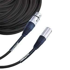 ploYnk Premium Male to Female 3 pin XLR Mic Cable Microphone Audio Cord - 150 FT Long: Black｜Glomarket