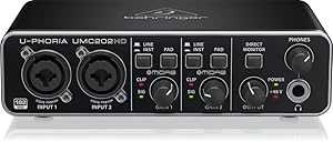 ベリンガー U-Phoria UMC202HD USB オーディオ インターフェイス Behringer U-Phoria UMC202HD USB Audio Interface