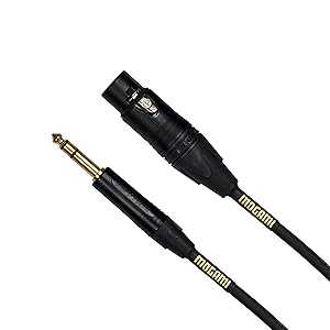 Mogami Gold TRS-XLRF-03 Balanced Audio Adapter Cable, XLR-Female to 1/4\