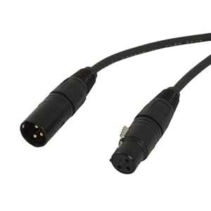 Blue Jean Cable AES/EBU バランス オーディオ ケーブル、M XLR/F XLR、20 フィート Blue Jeans Cable AES/EBU Balanced Audio Cable, M XLR/F XLR, 20 Foot