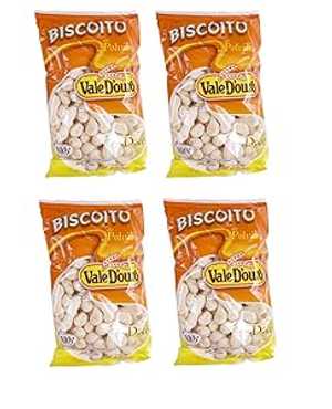 VALE D'OURO ビスコイト デ ポリヴィリョ ドーセ 100 gr. - 4 パック / スターチスイートクッキー 3.5 オンス - 4パック VALE D'OURO Biscoito de Polvilho Doce 100 gr. - 4 Pack / Starch Sweet Cookies 3.5 oz. - 4 Pack｜Glomarket