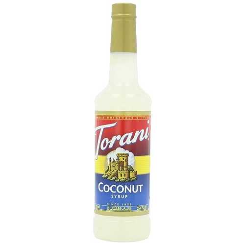 Torani シロップ、ココナッツ、25.4 オンスボトル (3 個パック) Torani Syrup, Coconut, 25.4-Ounce Bottles (Pack of 3)｜Glomarket