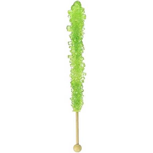 SP エンタープライズ ライトグリーン スティックキャンディー 36 個 SP Enterprises Light Green Rock Candy on a Stick, 36 Count