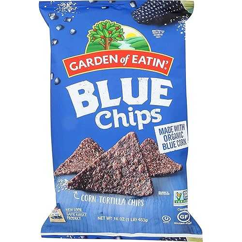 Garden of Eatin' Blue Corn Tortilla Chips, 1.00 Pound (Pack of 1) - Package May Vary