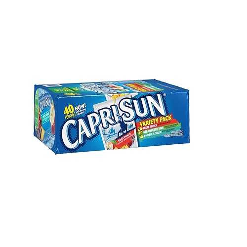 Capri Sun Coolers Variety Pack Ready-to-Drink Juice (40 Pouches, 4 Boxes of 10)|Glomarket
