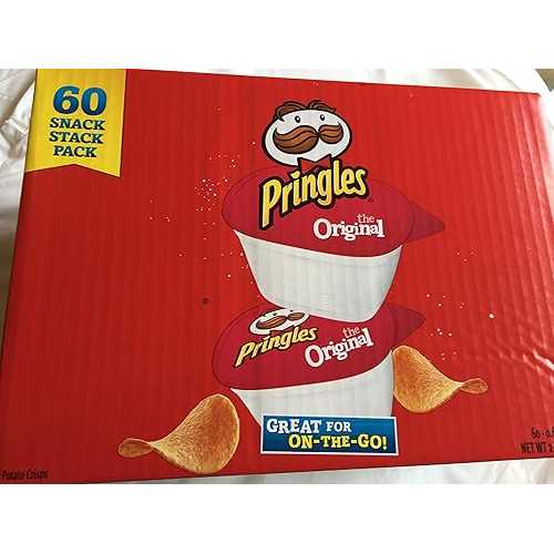 プリングルズ オリジナル スナック パック タブ 60-0.67オンス Pringles Original Snack Pack Tubs 60-0.67oz