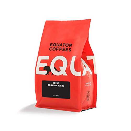Equator Coffees & Teas デカフェエクエーターブレンド、ローストグラウンド、12オンス Equator Coffees & Teas Decaf Equator Blend, Roasted Ground, 12 Ounce