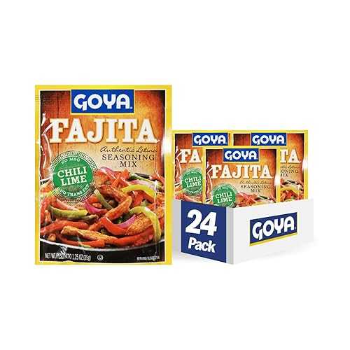 Goya Foods ファヒータ シーズニング ミックス、1.25 オンス (24 個パック) Goya Foods Fajita Seasoning Mix, 1.25 Ounce (Pack of 24)