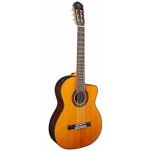 Takamine GC5CE-NAT Acoustic Electric Classical Cutaway Guitar,Natural