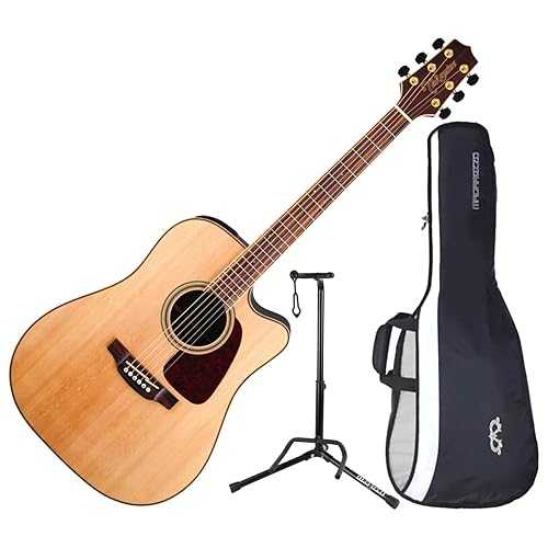 Takamine GD93CE-NAT Acoustic Electric Guitar w/ Gig Bag and Stand