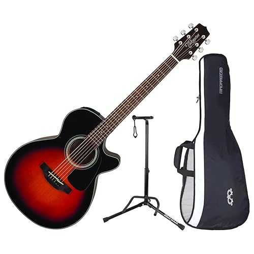 Takamine GF30CE-BSB Gloss Brown Sunburst Acoustic Electric Guitar FXC w/Gig Bag