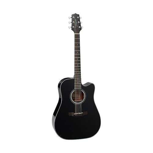 Takamine JB-GD30-CE Dreadnought Cutaway Guitar, Black