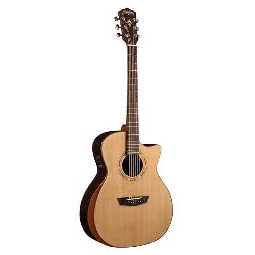 Other 6 String Acoustic-Electric Guitar, Right, Natural (WCG20SCE-O) Washburn Other 6 String Acoustic-Electric Guitar, Right, Natural (WCG20SCE-O)