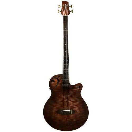 Sawtooth Rudy Sarzo Signature Fretless Acoustic-Electric Bass Guitar