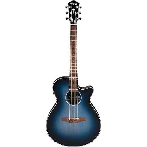 Ibanez AEG50 Acoustic-Electric Guitar - Indigo Blue Burst High Gloss
