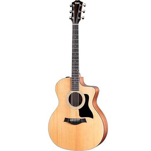 Taylor 114セリウム Grand Auditorium Acoustic-Electric Guitar with Structured Gig Bag