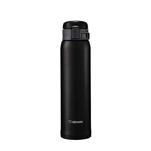 象印 ステンレス鋼無意味さ断熱コップ 1個入(1個入) つや消し黒いこと SM-SE60BZ Zojirushi SM-SE60BZ Stainless Steel Vacuum Insulated Mug, 1 Count (Pack of 1), Matte Black