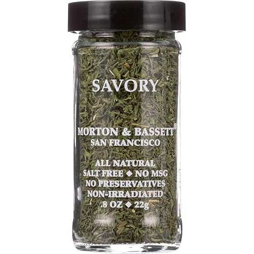 モートン & バセット セイボリー、0.8 オンス瓶 (3 個パック) Morton & Bassett Savory, .8-Ounce Jars (Pack of 3)