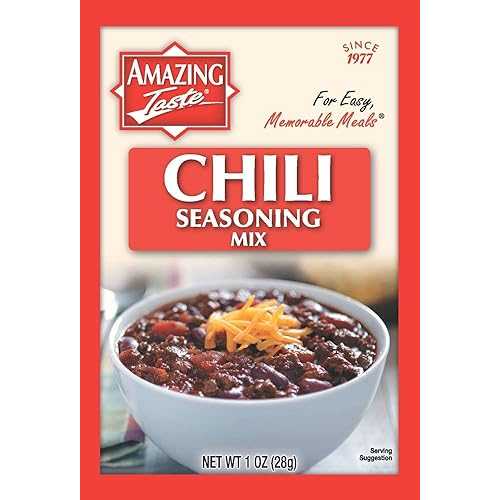 素晴らしい味の唐辛子調味料バンドル (10 パケット - 各 1 オンス) HAO BOSCH Amazing Taste Chili Seasoning Bundle (10 Packets- 1 oz ea.)